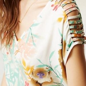 Anthro Corey Lynn Calter Tropical Capuchin Top